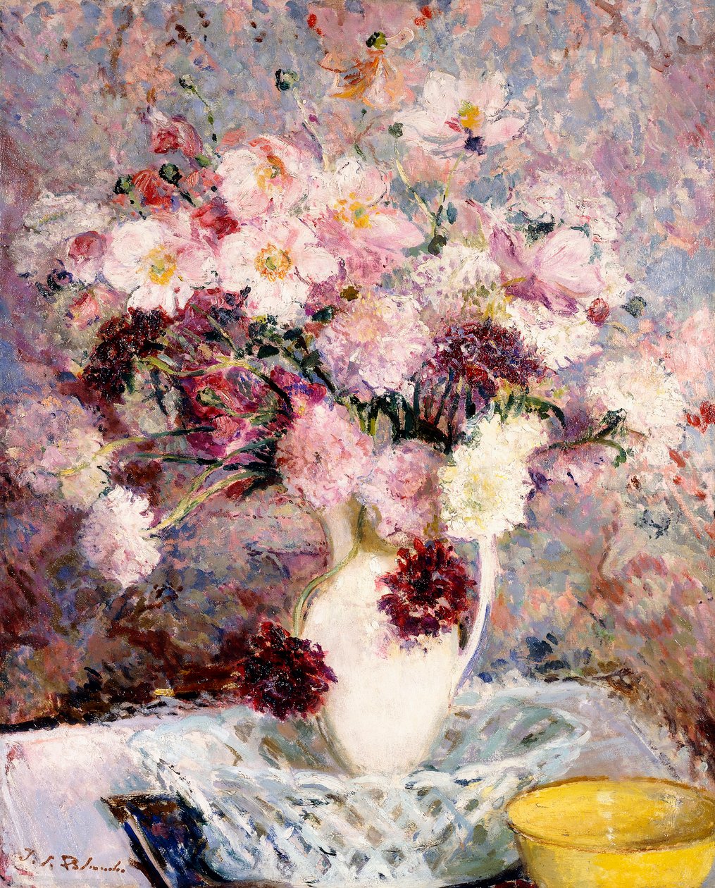 Buquê de flores, de Jacques Emile Blanche