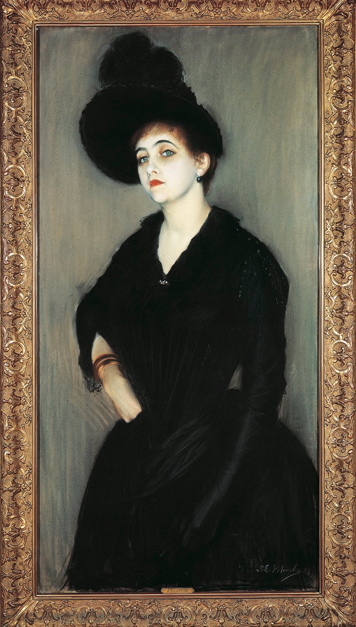 França, Paris, Retrato de Madame Adelaide Vasnier de Jacques Emile Blanche