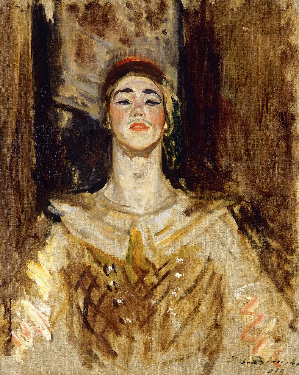 Nijinsky em Les Orientales, 1912 de Jacques Emile Blanche