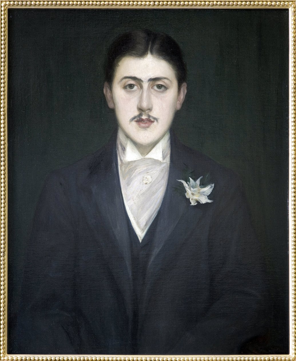 Retrato de Marcel Proust (óleo sobre tela) de Jacques Emile Blanche