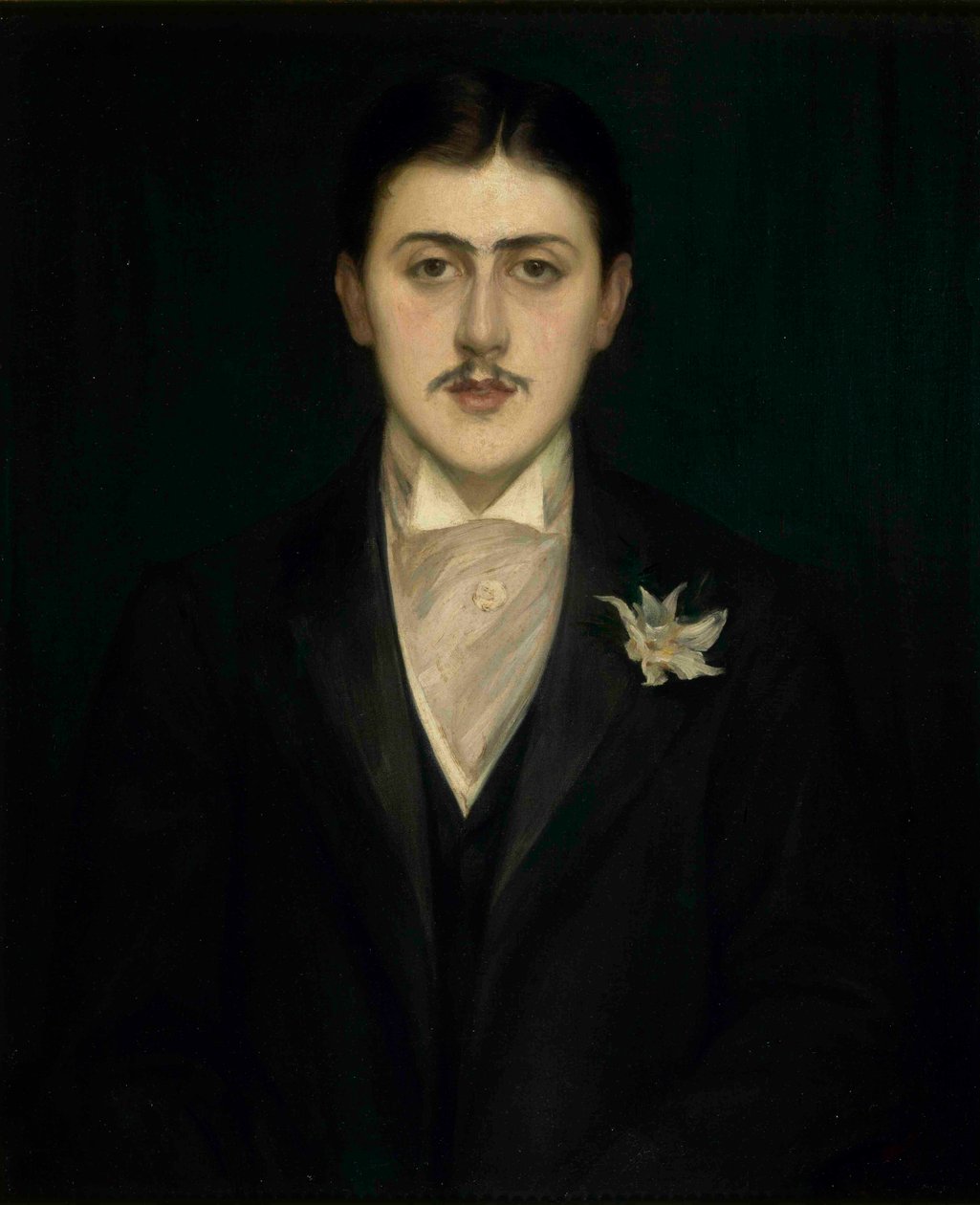 Retrato de Marcel Proust, 1892. de Jacques Emile Blanche