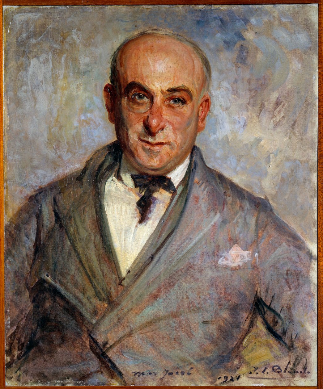Retrato de Max Jacob (1876-1944) Pinturas do poeta francês Jacques Emile (Jacques-Emile) Blanche (1861-1942) de Jacques Emile Blanche