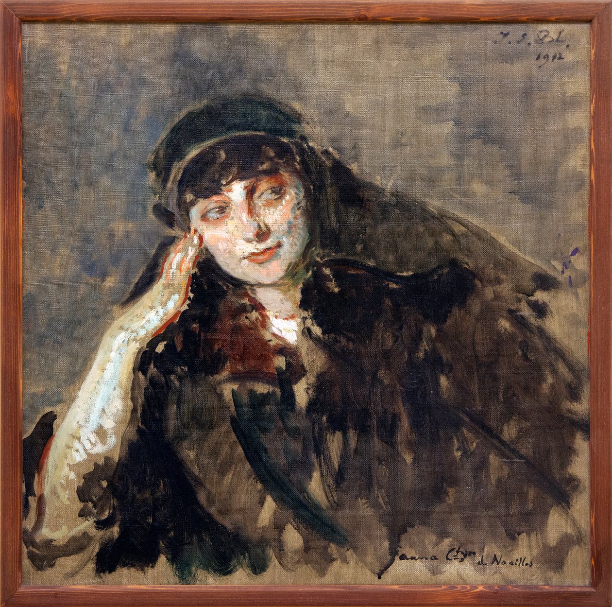 Estudo para o retrato da Condessa Anna Elisabeth de Noailles (pintura) de Jacques Emile Blanche