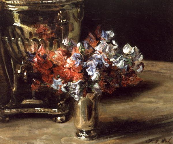 Ervilhas doces (óleo sobre tela) de Jacques Emile Blanche