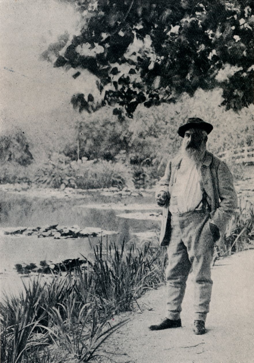 "Claude Monet, Giverny", 1905. de Jacques Ernest Bulloz