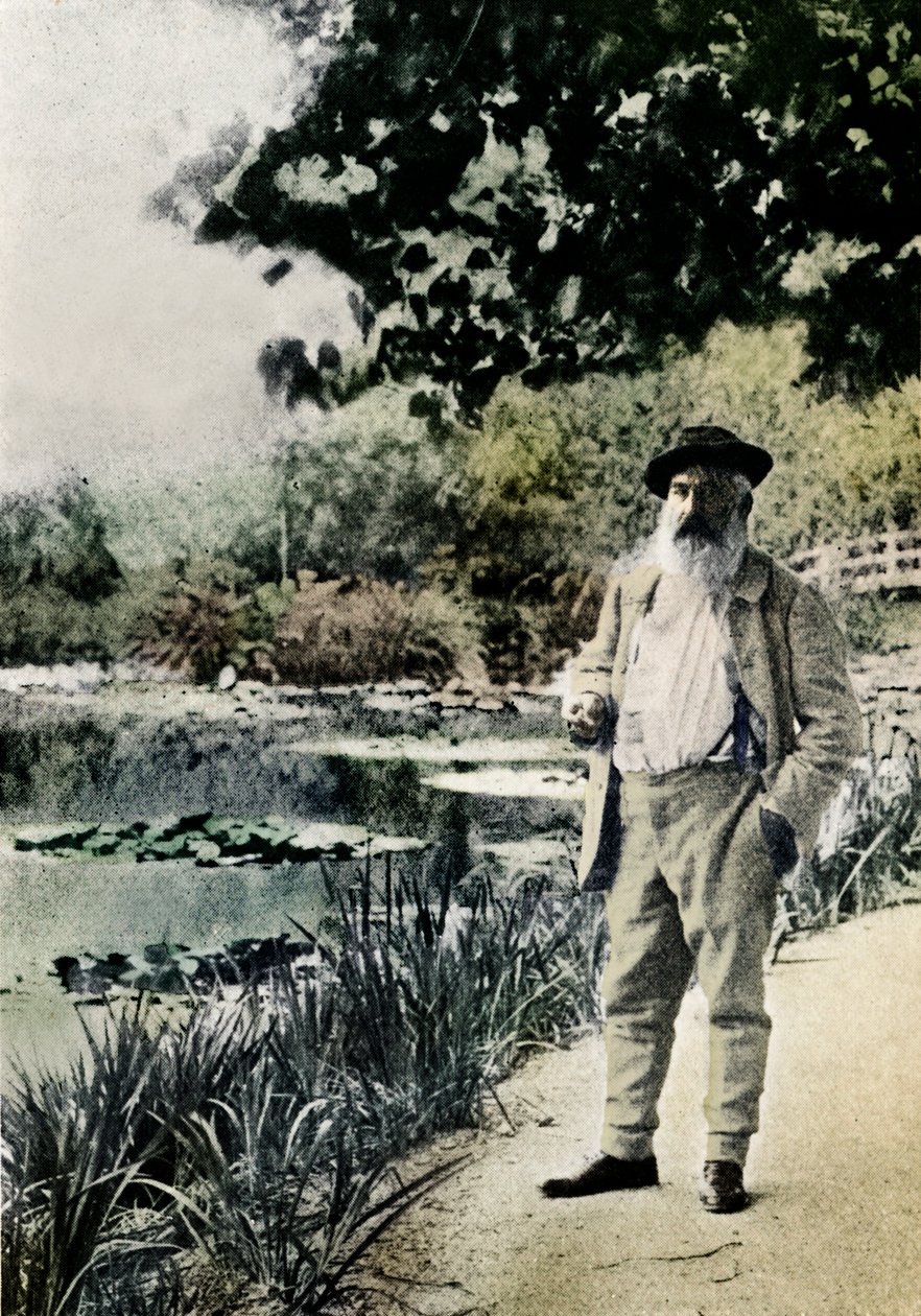 "Claude Monet, Giverny", 1905. de Jacques Ernest Bulloz