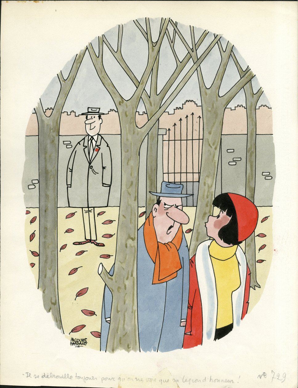 Dias de França, satírico a cores de Jacques Faizant