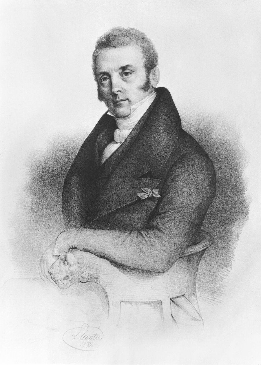 Espírito de Auber (1782-1871) 1832 de Jacques Francois Gauderique Llanta