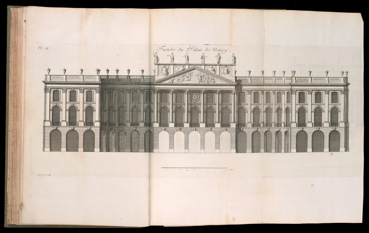 Impressão encadernada (França) de Jacques François Blondel