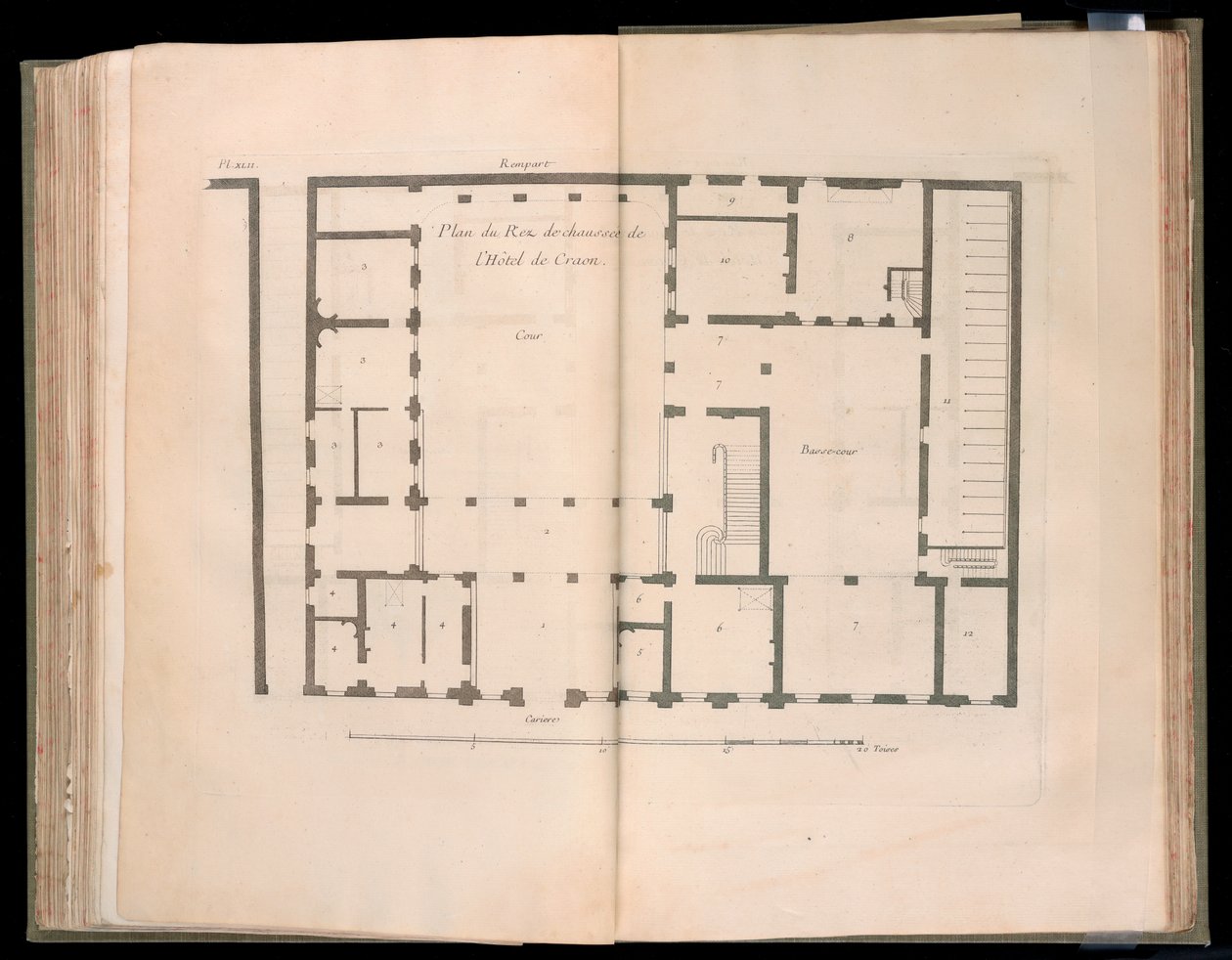 Impressão encadernada (França) de Jacques François Blondel