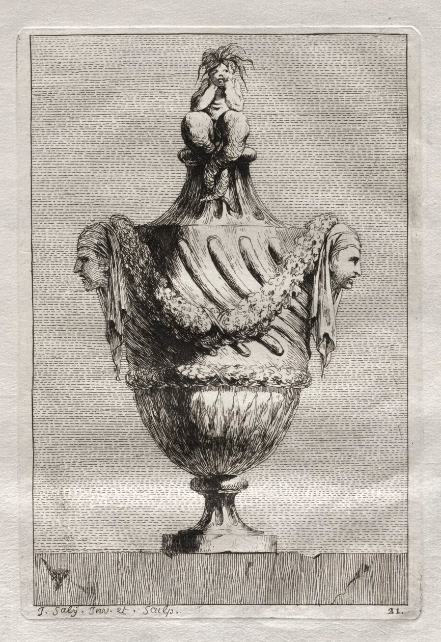 Conjunto de vasos:  Prato 21 de Jacques François Saly