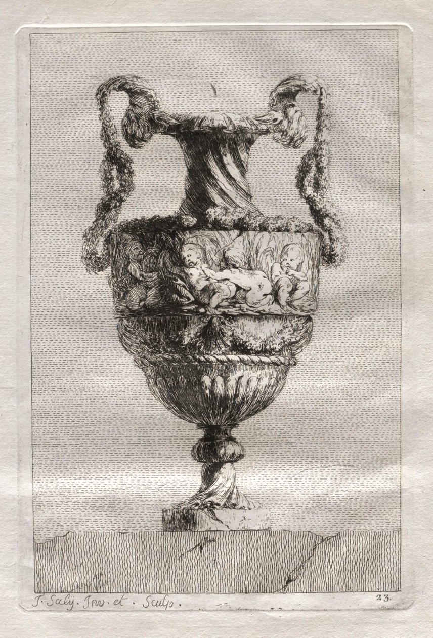 Conjunto de vasos:  Prato 23 de Jacques François Saly