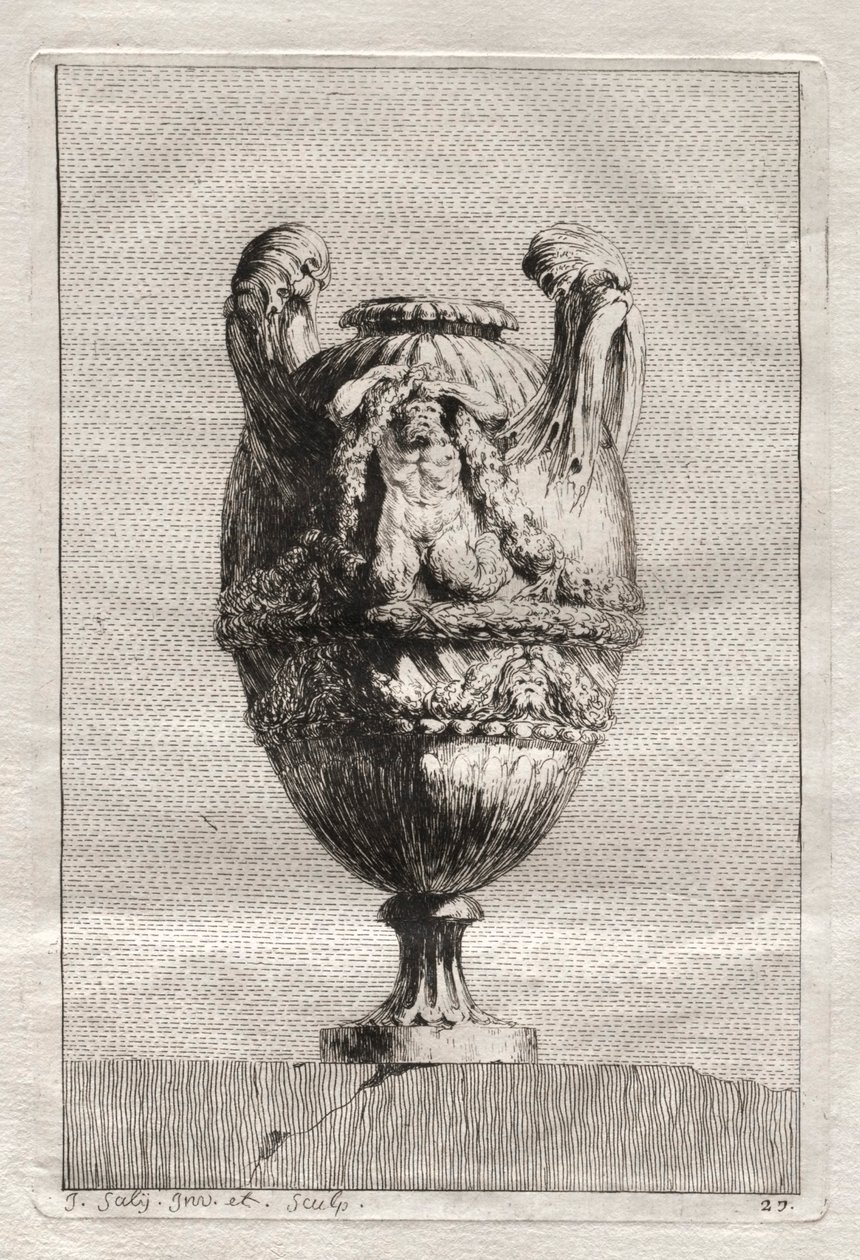 Conjunto de vasos:  Prato 27 de Jacques François Saly