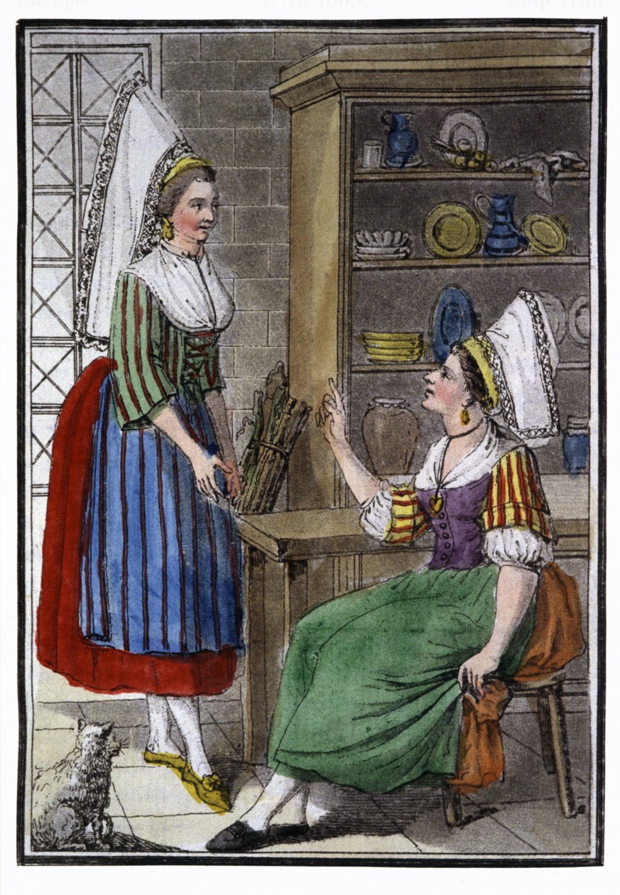 Mulheres camponesas da Normandia de Jacques Grasset de Saint Sauveur
