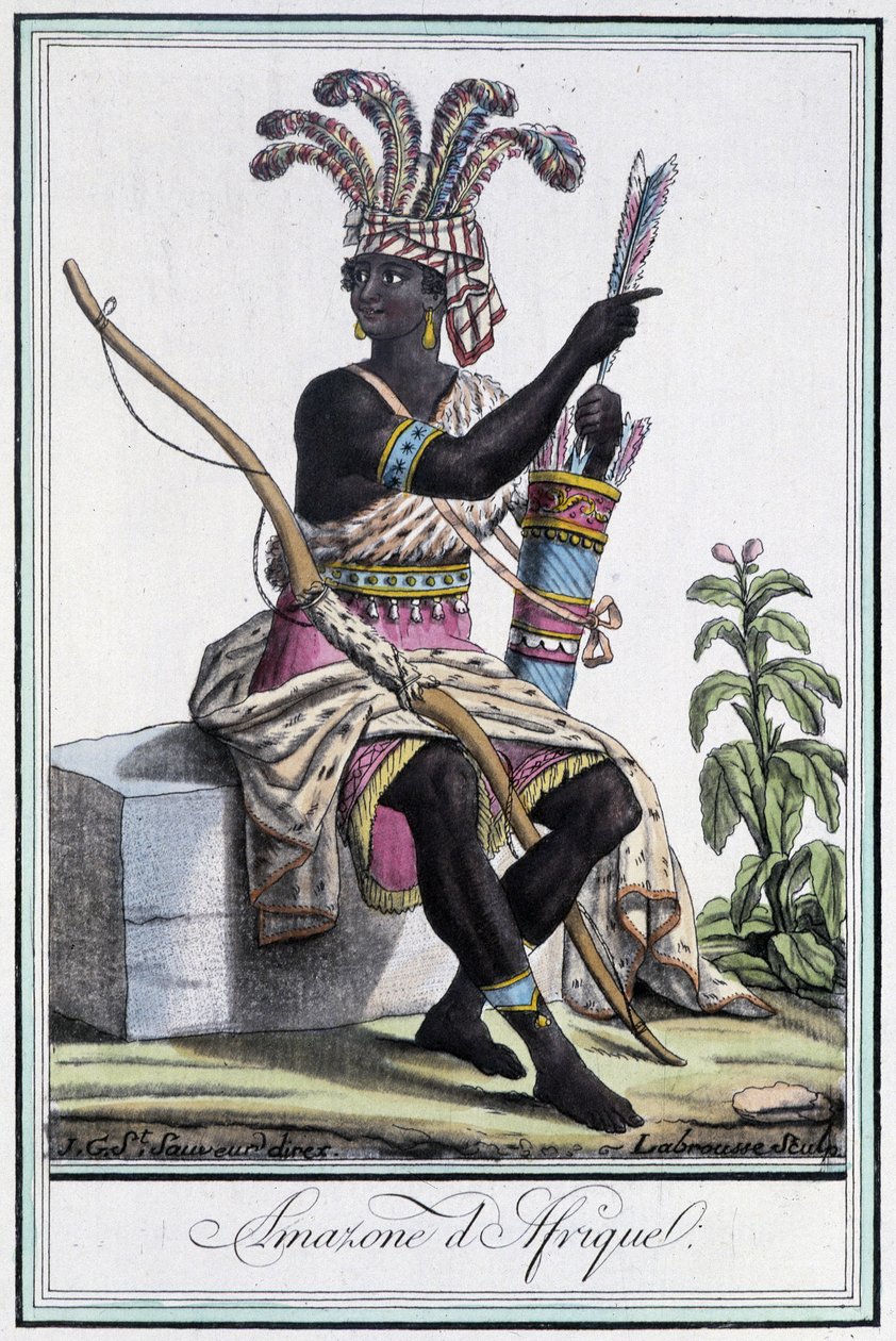 Amazônia da África - na "Enciclopédia das Viagens" de Grasset St Sauveur, ed. 1796 de Jacques Grasset de Saint Sauveur