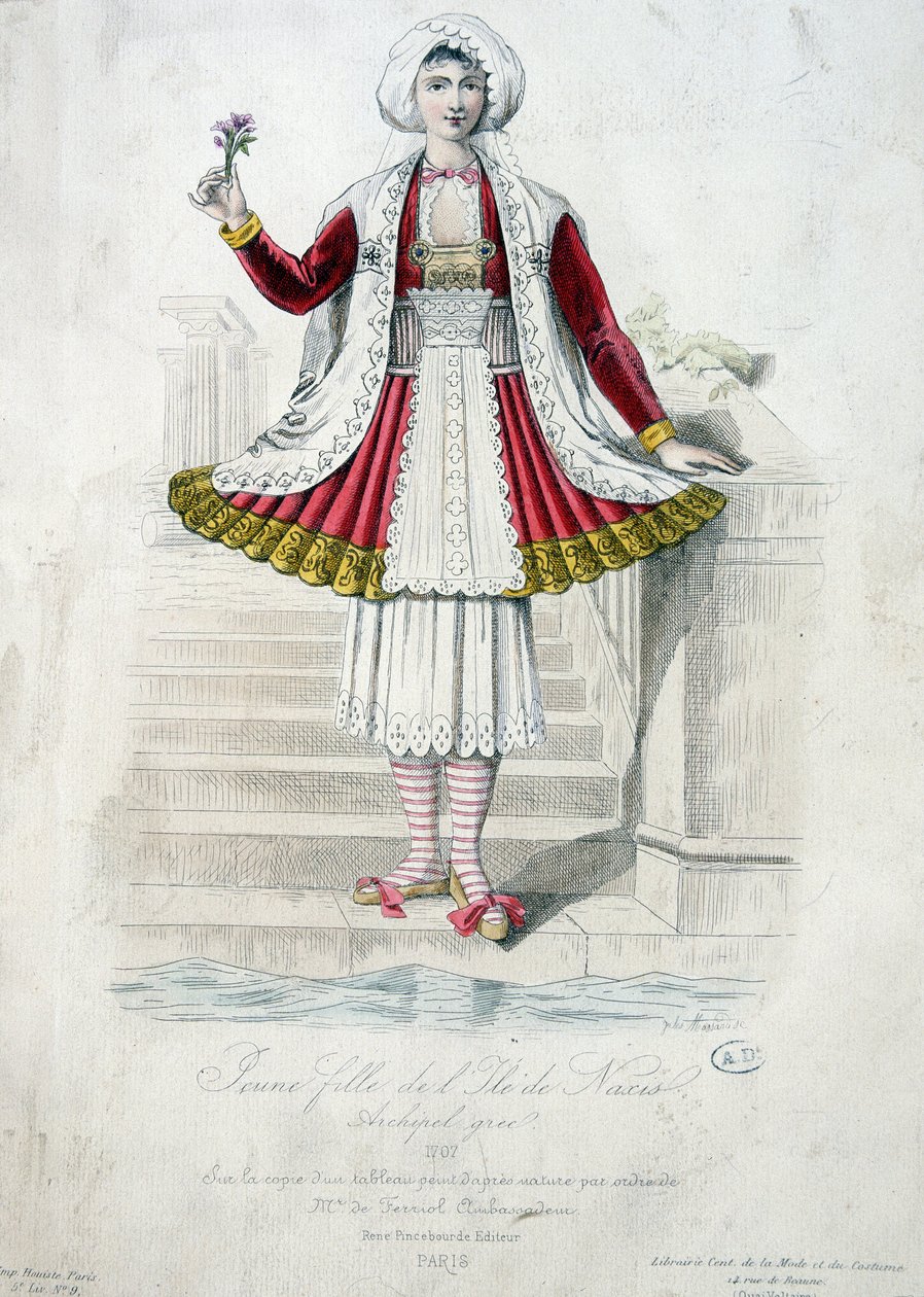 Menina da Ilha Naxos de Jacques Grasset de Saint Sauveur