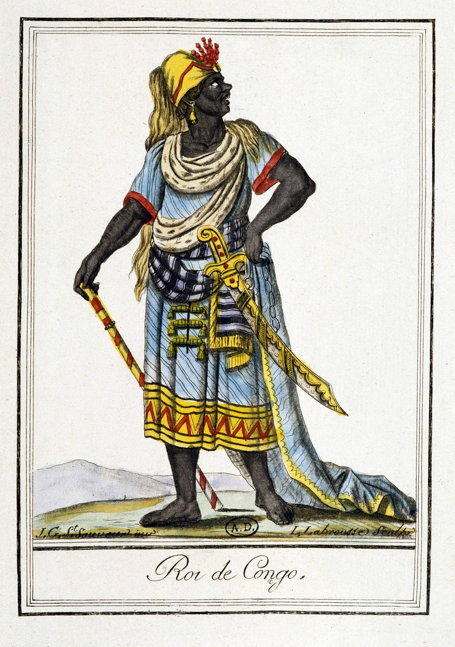 Rei no Congo - na "Encyclopedie des voyages" de J. Grasset Saint-Sauveur de Jacques Grasset de Saint Sauveur