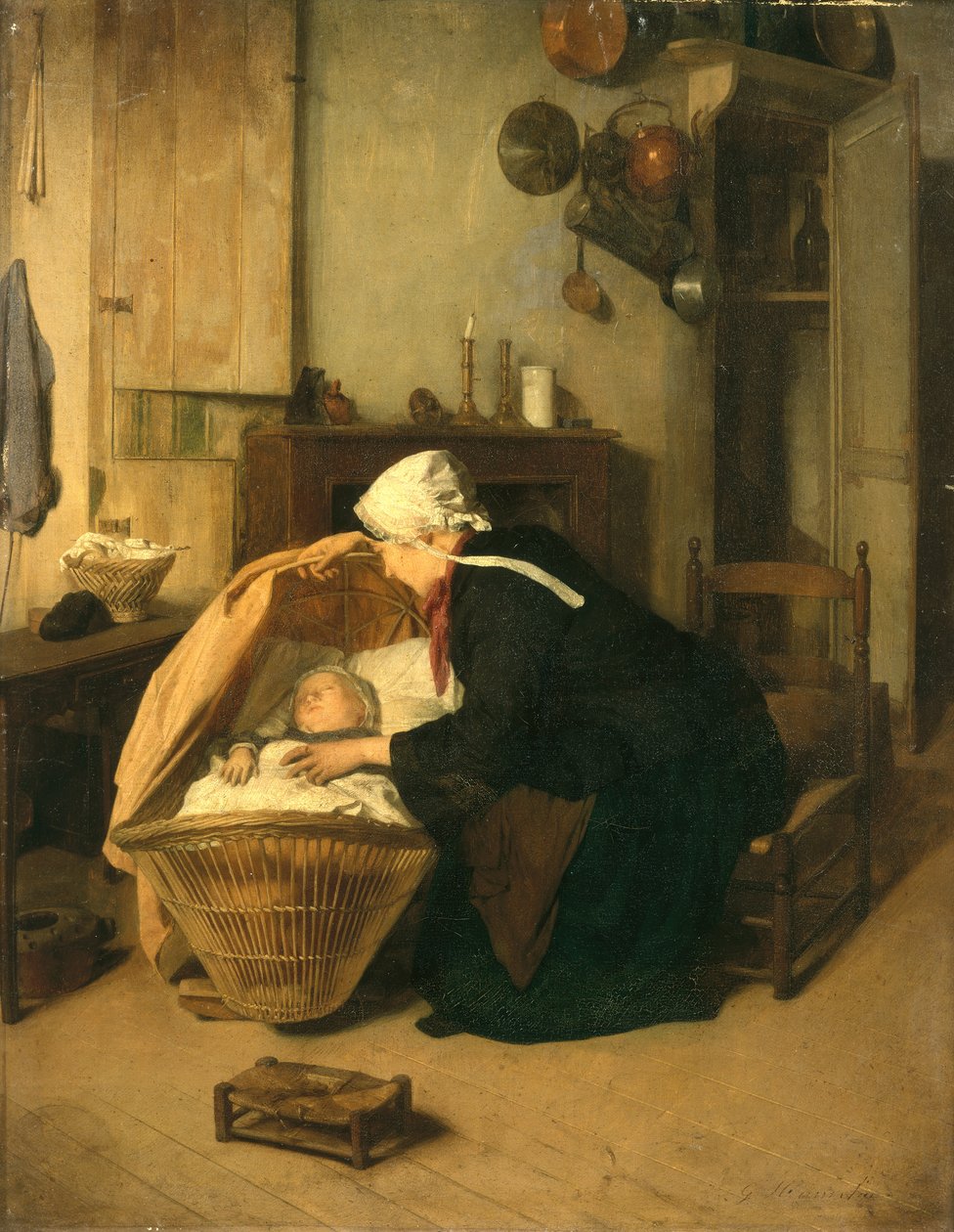 A jovem mãe de Jacques Gustave Hamelin