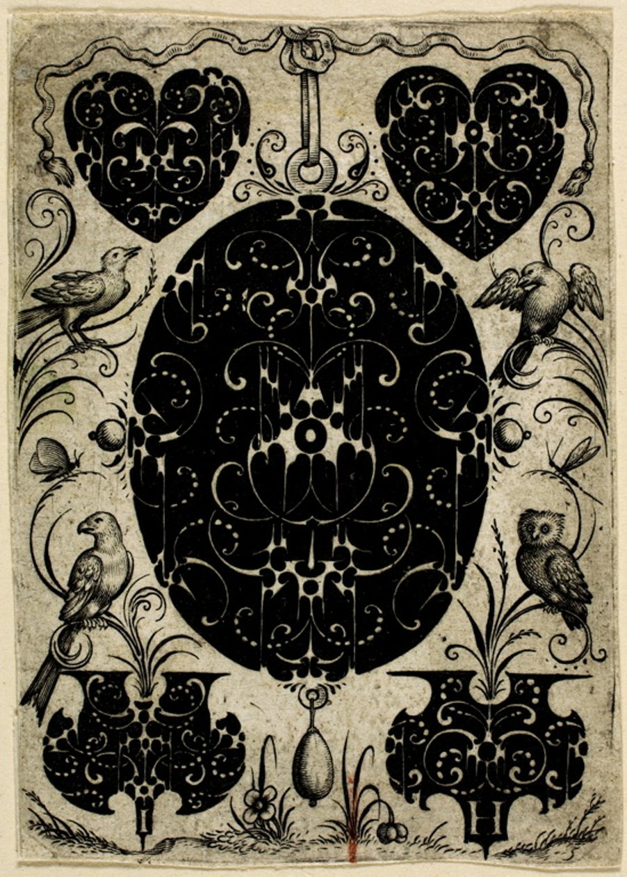 Placa Ornamental V de Jacques Hurtu