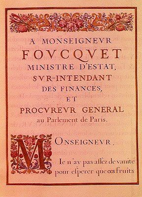 Frontispício de Adonis (miniatura de Jacques I Bailly