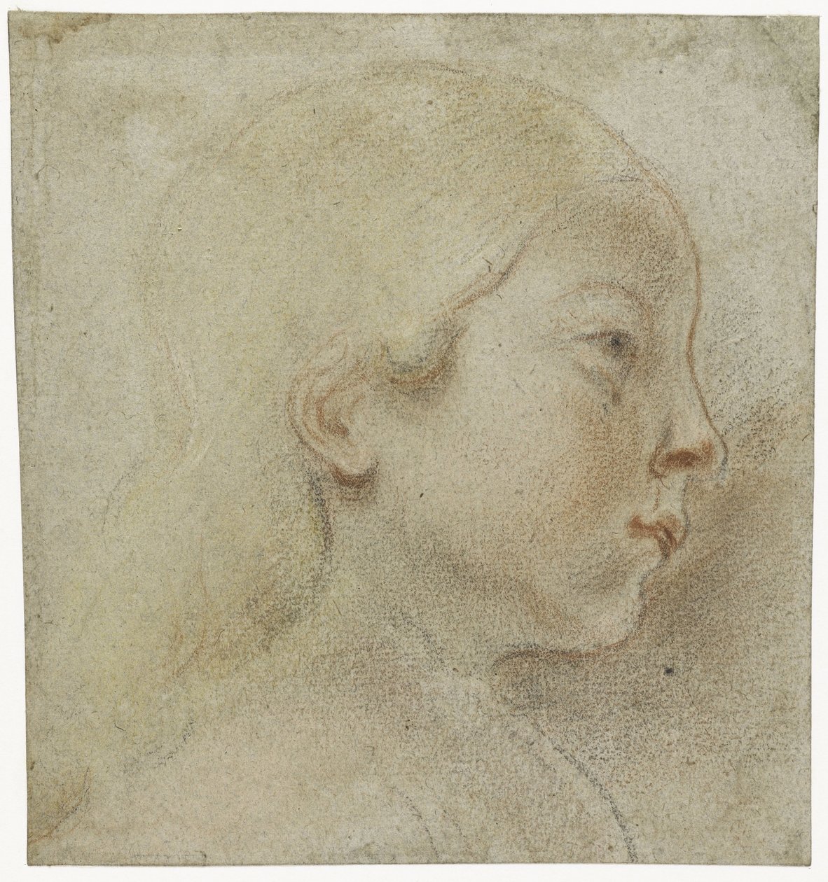 Cabeça da criança, à direita de Jacques Jordaens