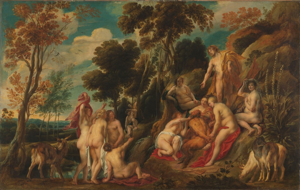 Pan Punido por Ninfas de Jacques Jordaens