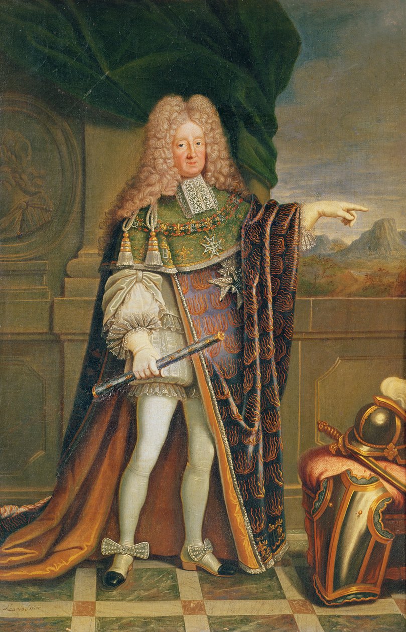 Retrato de René de Froulay, Conde de Tessé, c.1703 (óleo sobre tela) de Jacques Laumosnier