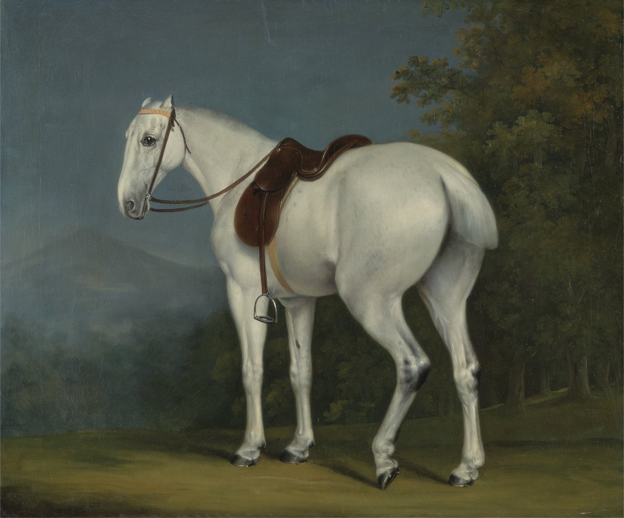 A Lady&39;s Grey Hunter, c.1806 (óleo sobre tela) de Jacques Laurent Agasse