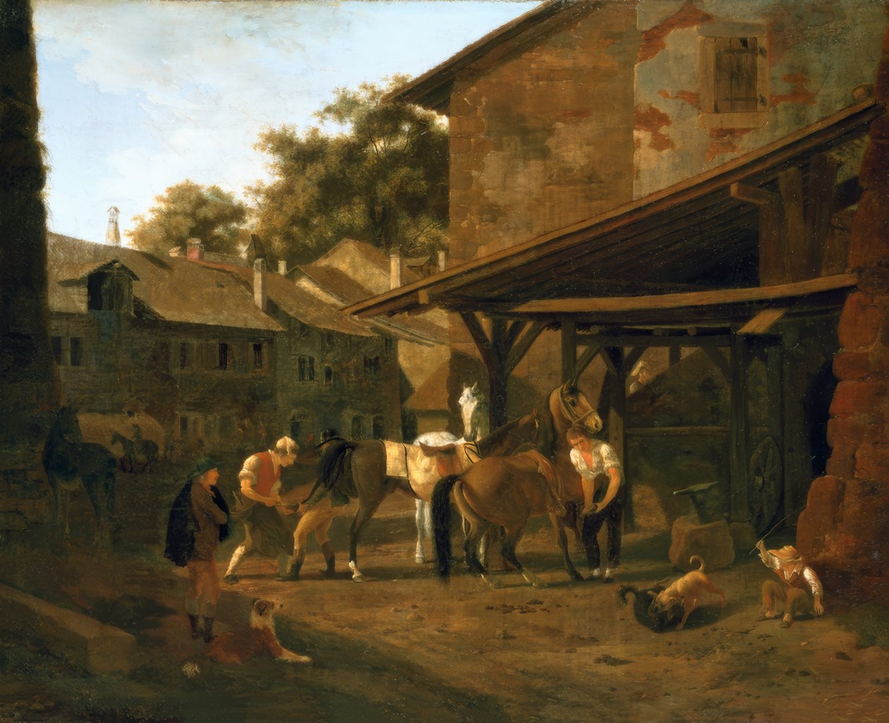 A forja de Lausanne de Jacques Laurent Agasse