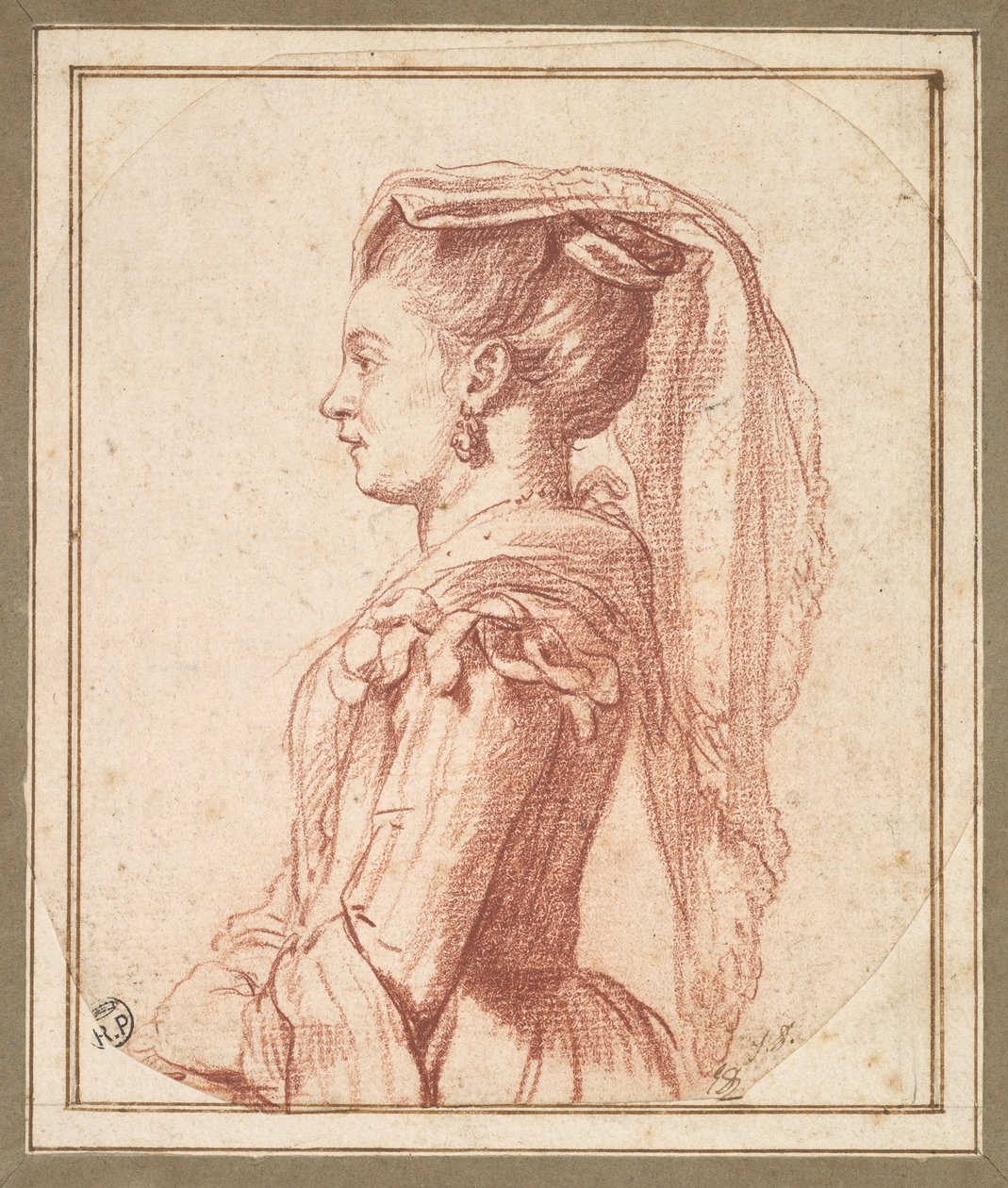 Uma jovem mulher de Frascati de Jacques Louis David