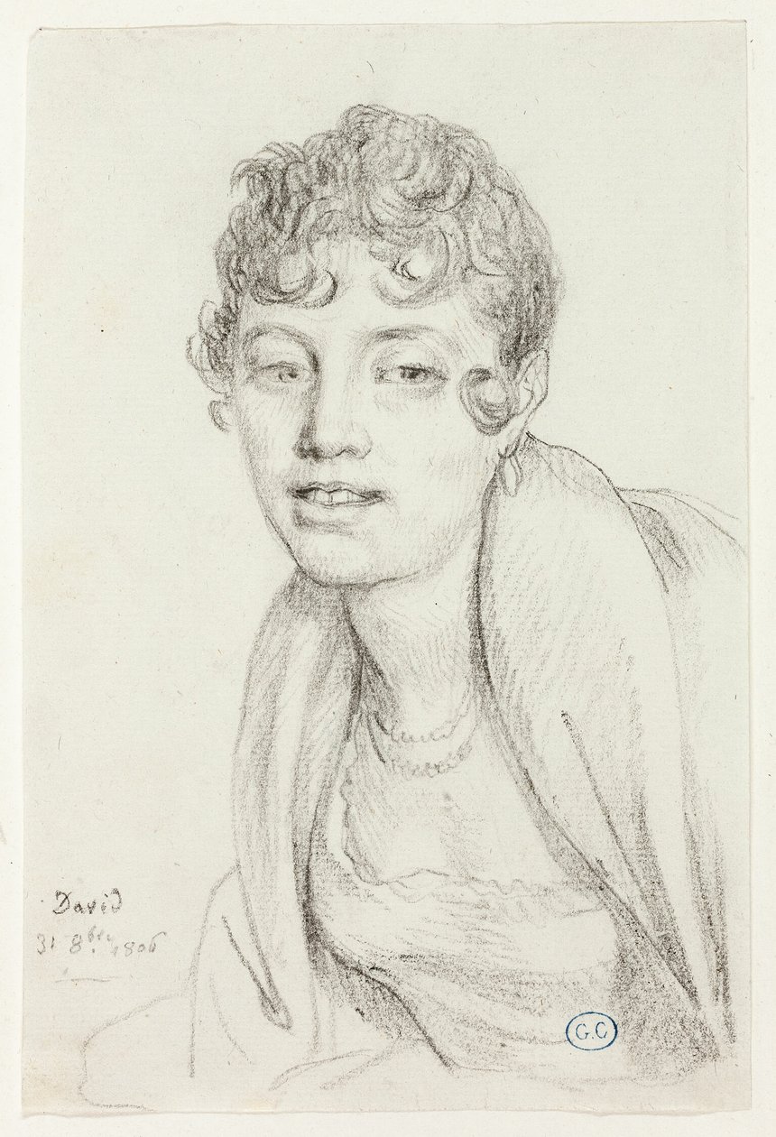 Busto de Angelique Mongez de Jacques Louis David