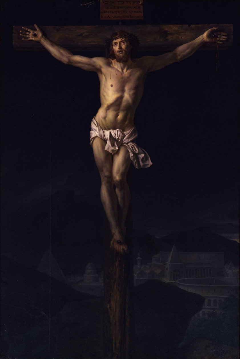 Cristo na Cruz de Jacques Louis David