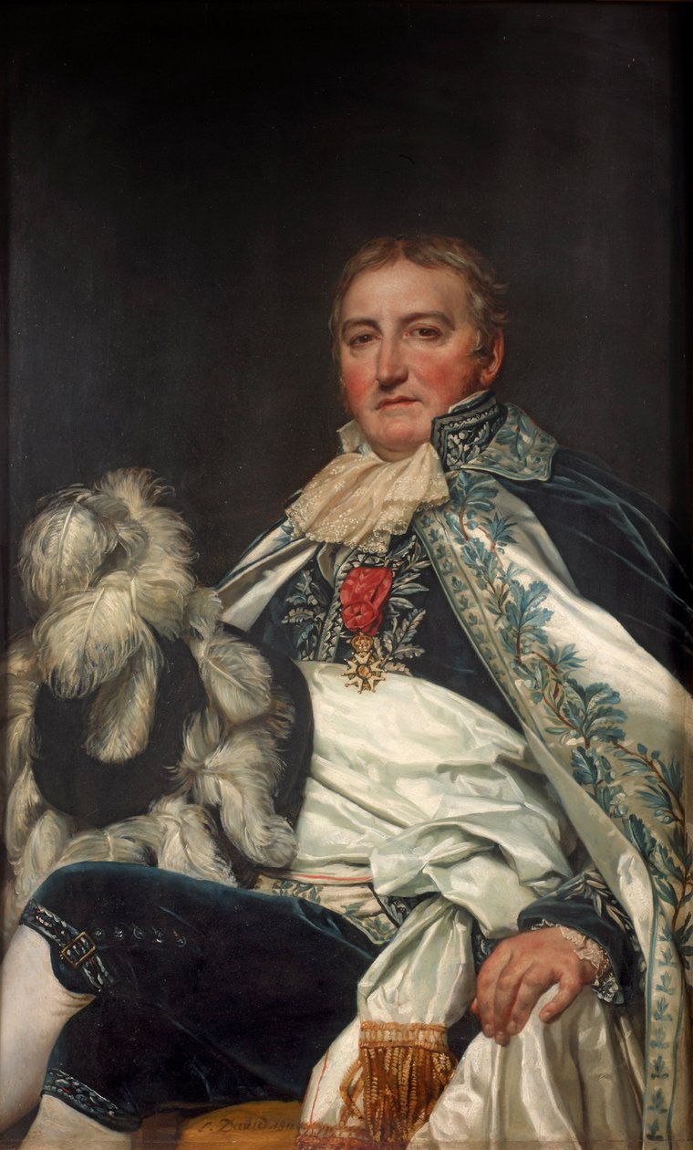 Conde Antoine Francês de Nantes, 1811. de Jacques Louis David