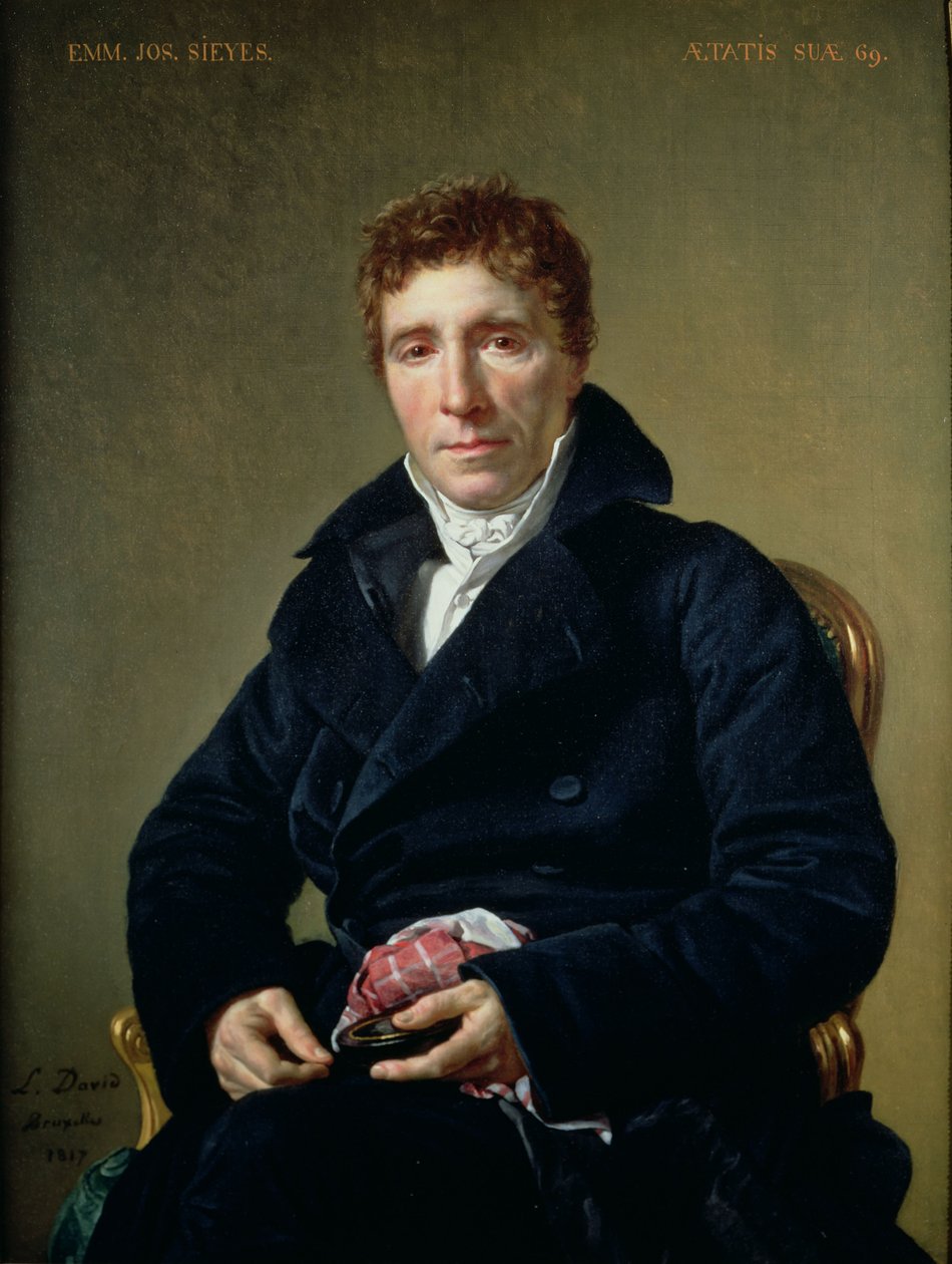 Emmanuel Joseph Sieyes (1748-1836) 1817 de Jacques Louis David