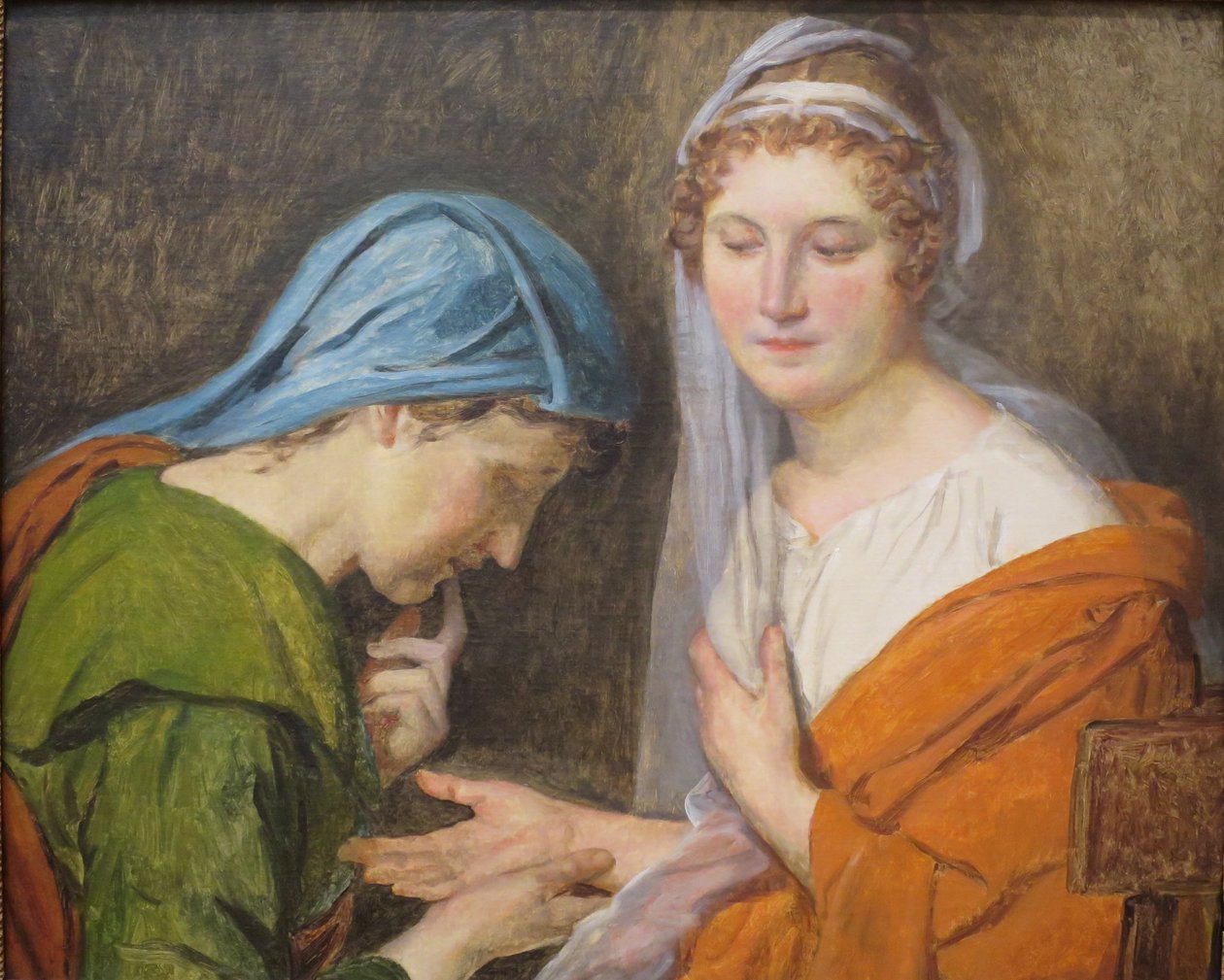 Francês:  La Bonne Aventure A cartomante de Jacques Louis David