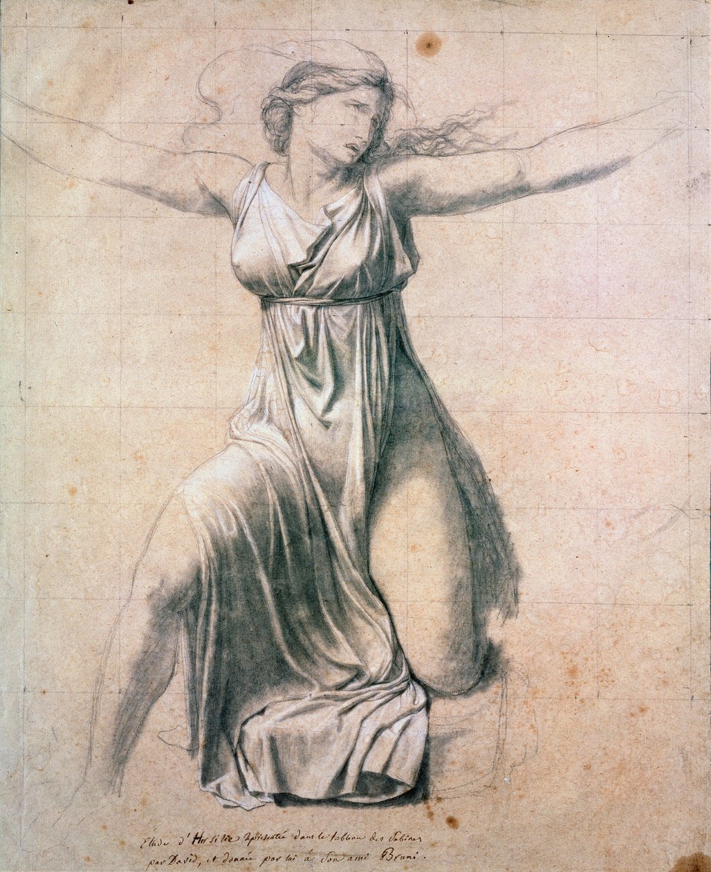 Hersilia, 1795-1798. de Jacques Louis David