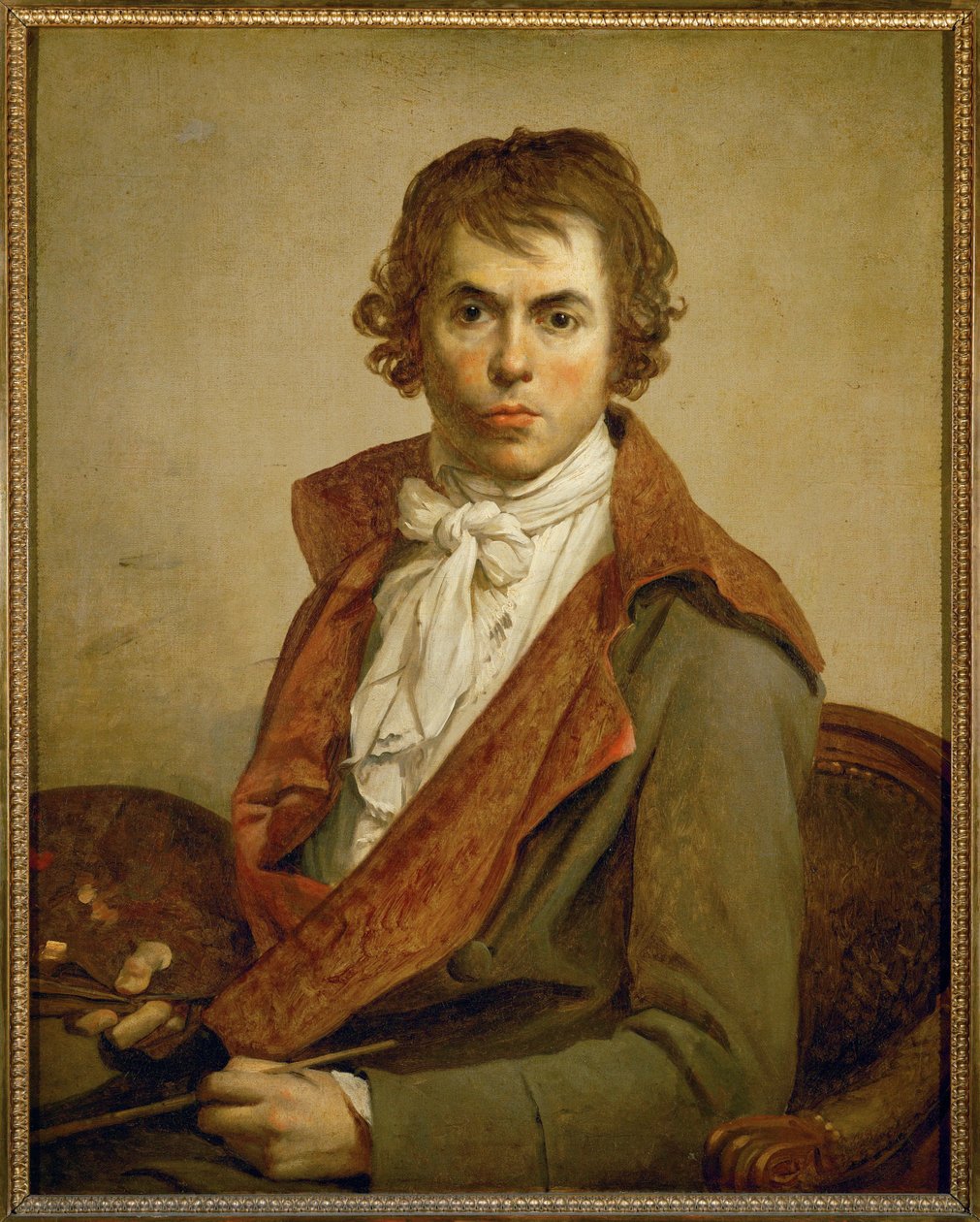 Jaques Louis David, autorretrato ... de Jacques Louis David