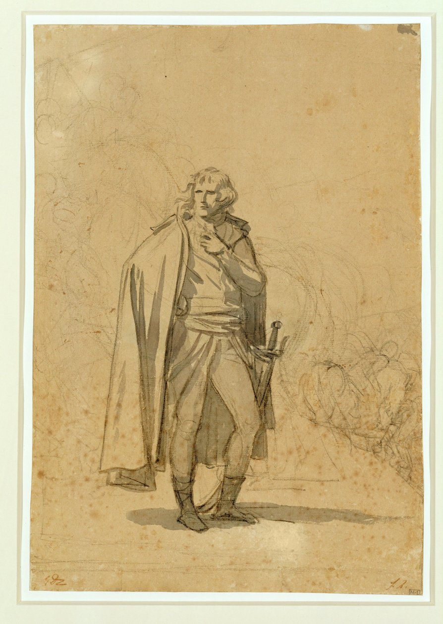 O General Bonaparte está a começar ... de Jacques Louis David