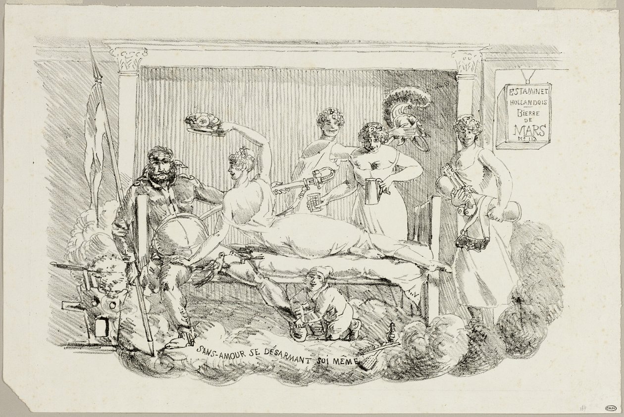 Loveless se desarmando de Jacques Louis David