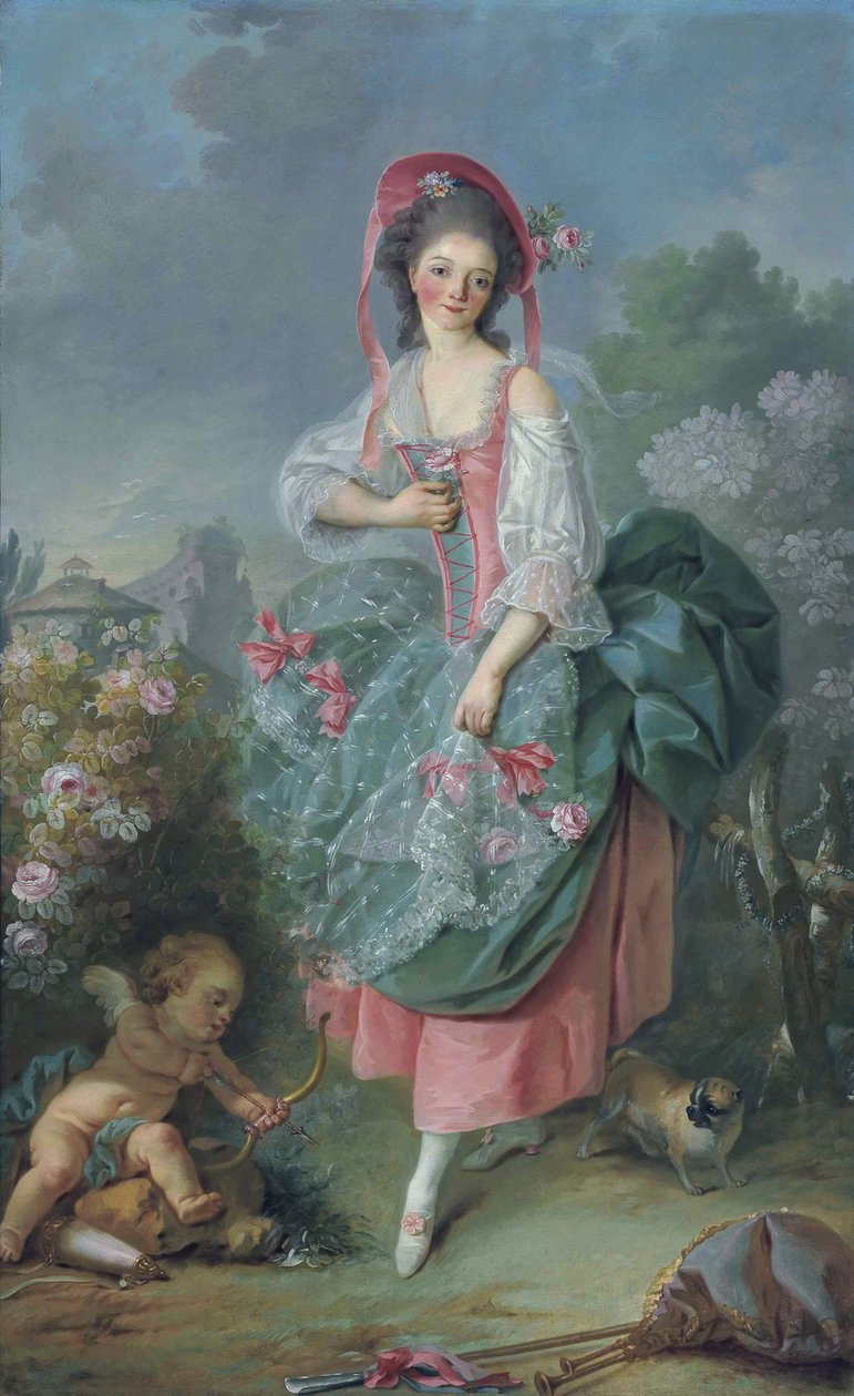 Mademoiselle Guimard como Terpsichore de Jacques Louis David