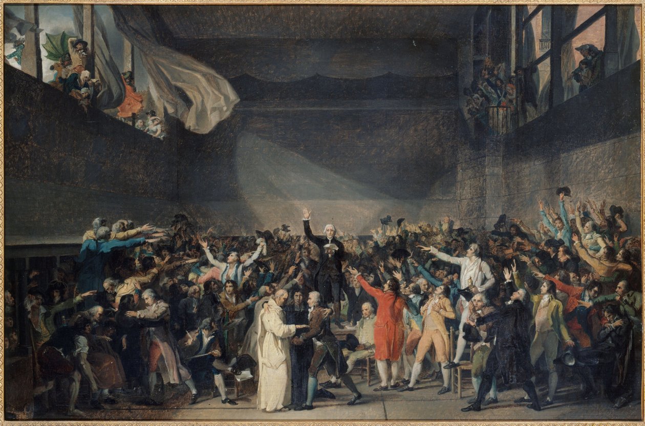 Juramento do Jeu de Paume, 20 de junho de Jacques Louis David