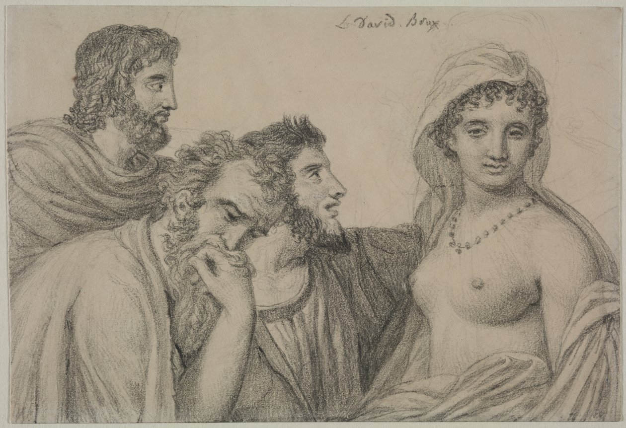 Phryné diante de seus juízes de Jacques Louis David