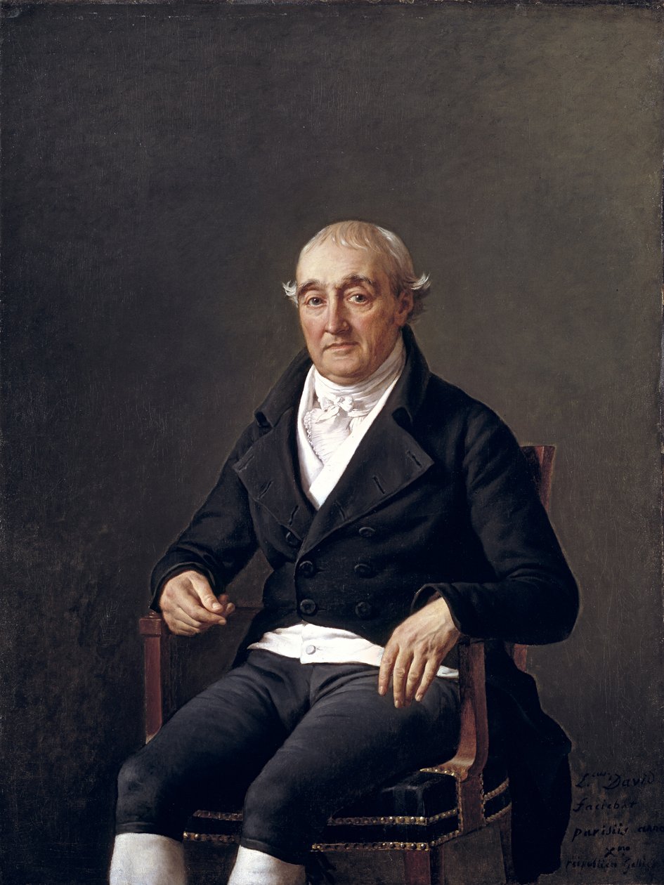 Retrato de Cooper Penrose, 1802 de Jacques Louis David