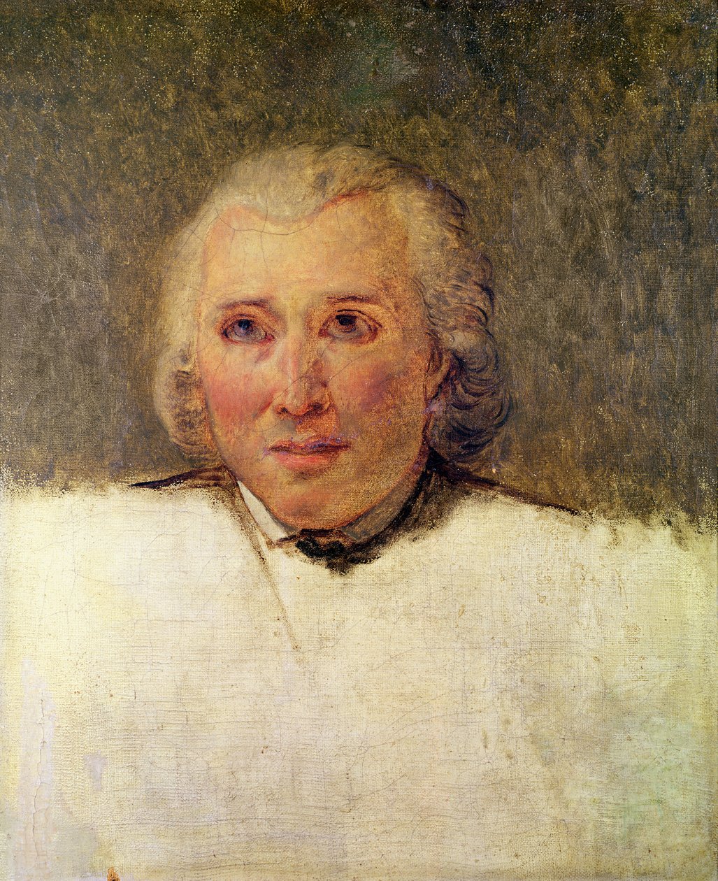 Retrato de Henri Gregoire (1750-1831) estudo para o juramento da corte de tênis, 1791 de Jacques Louis David