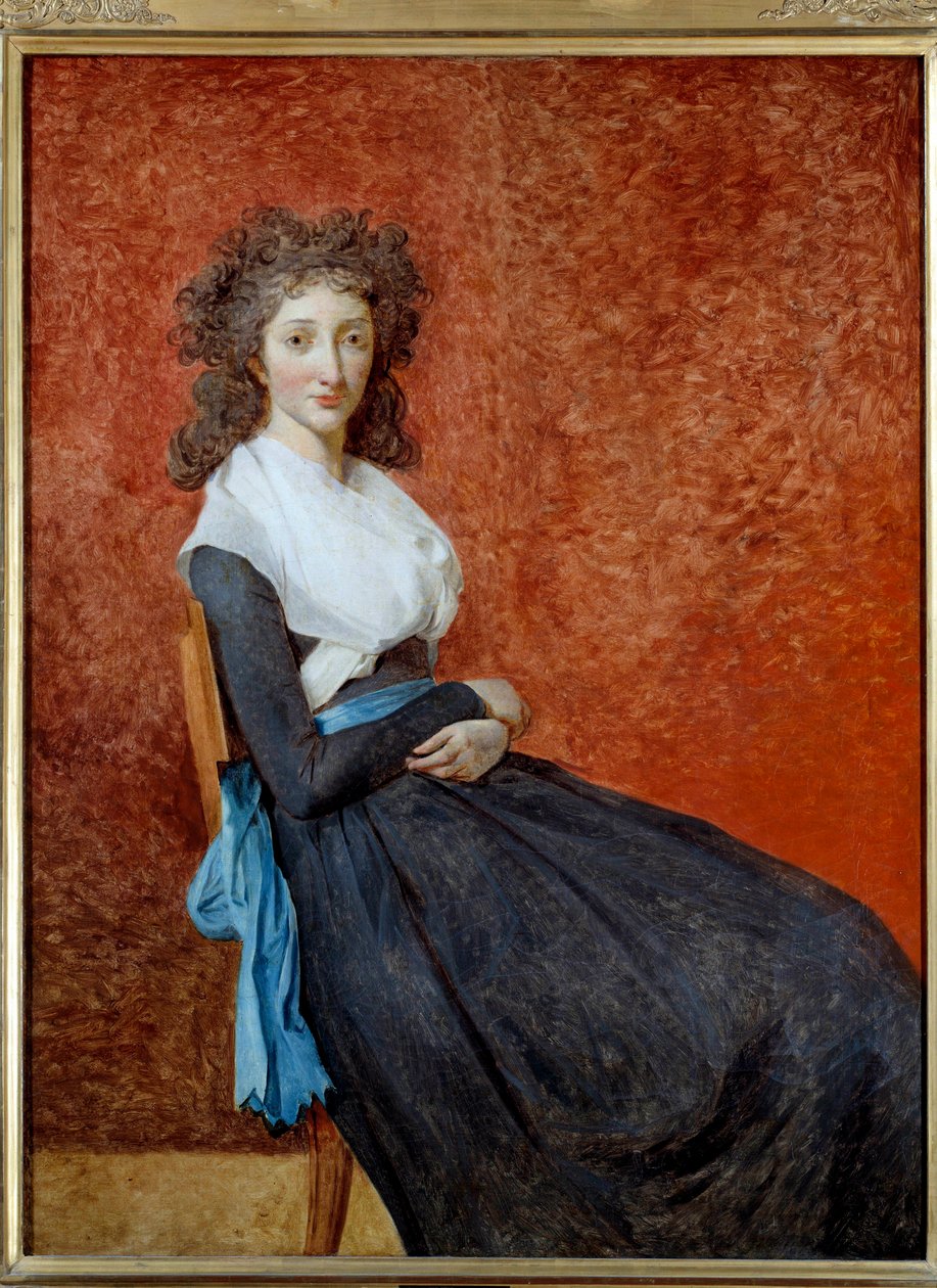 Retrato de Madame Charles Louis Trudaine (1769-1802) Pintura de Jacques Louis David (1748-1825) Sol. 1,30 x 0,98 m de Jacques Louis David