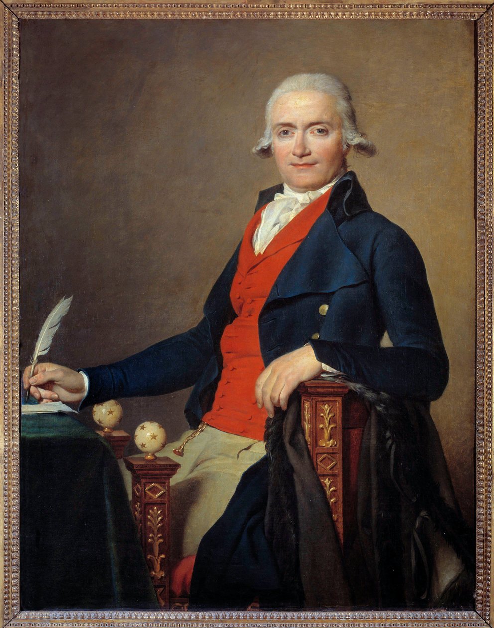 Retrato do Ministro Gaspard meyer (1749-1799) Pintura de Jacques Louis David (1748-1825) 1795 de Jacques Louis David