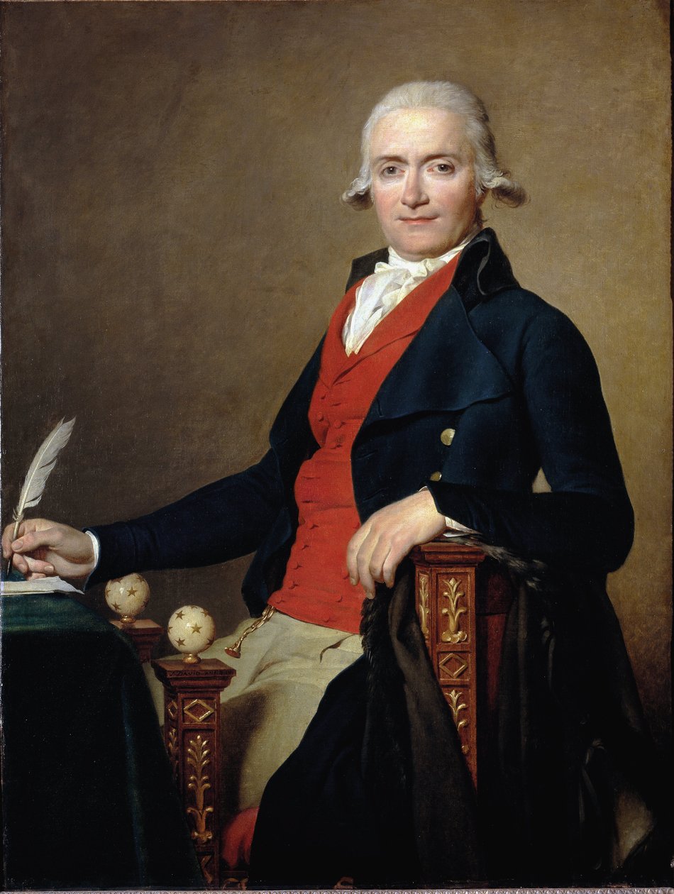 Retrato do Ministro Gaspard Meyer - óleo sobre tela de Jacques Louis David