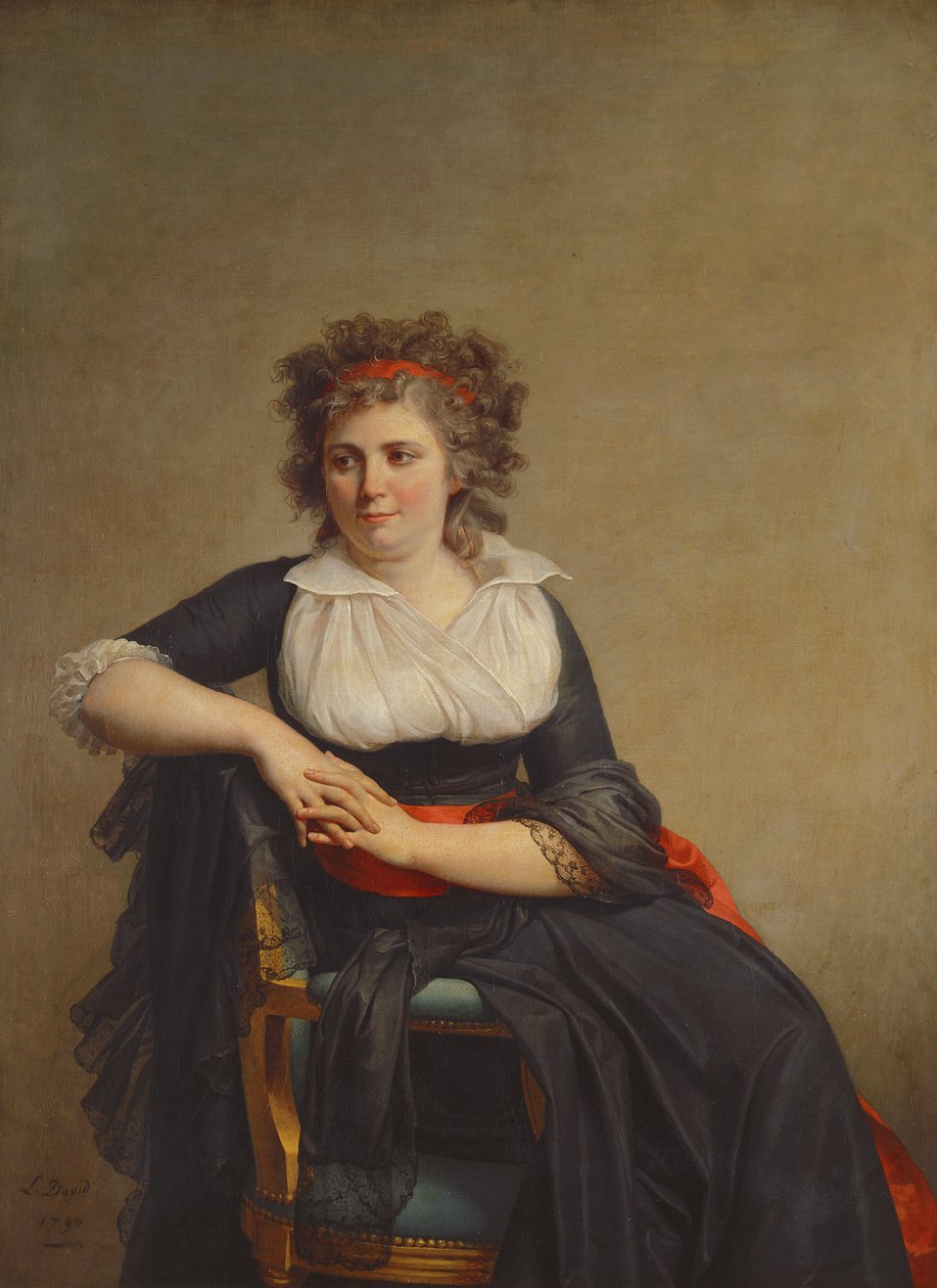 Robertine Tourteau, Marquise dOrvilliers (1772-1862) 1790 de Jacques Louis David