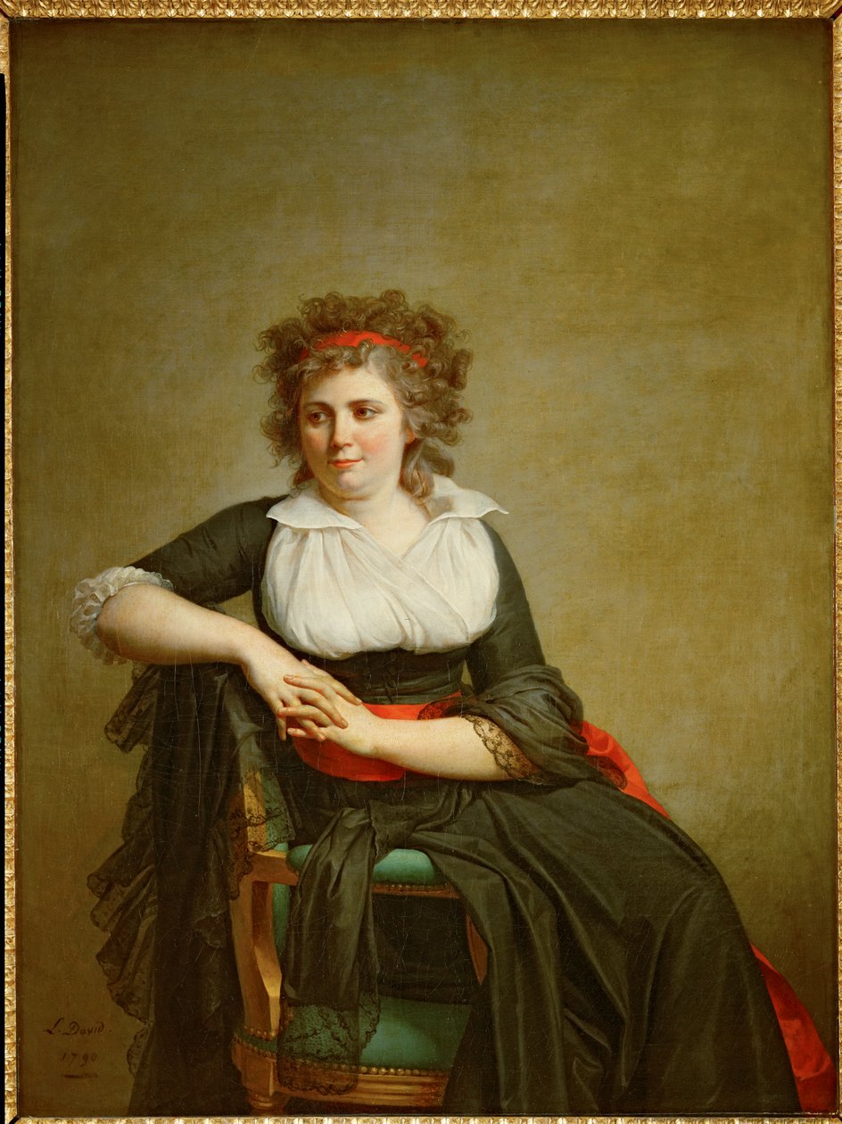 Robertine Tourteau, marquesa de Orvilliers ... de Jacques Louis David