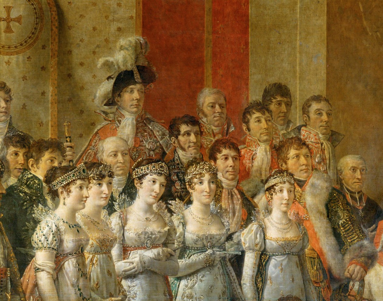 A coroação de Napoleão em Notre-Dame ... de Jacques Louis David
